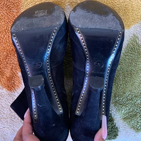 CHANEL Black Authentic Ankle Booties - Picture 4 of 4